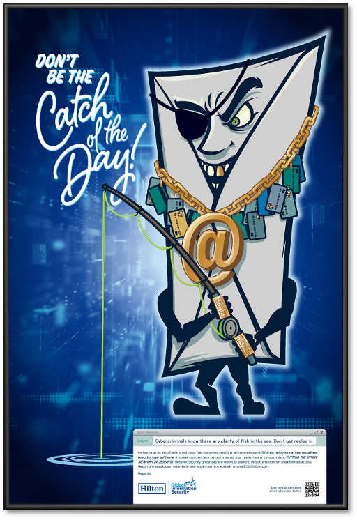 Hilton Cyber security Ad