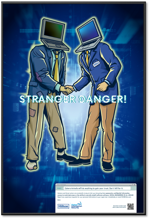 Hilton Cyber security Ad